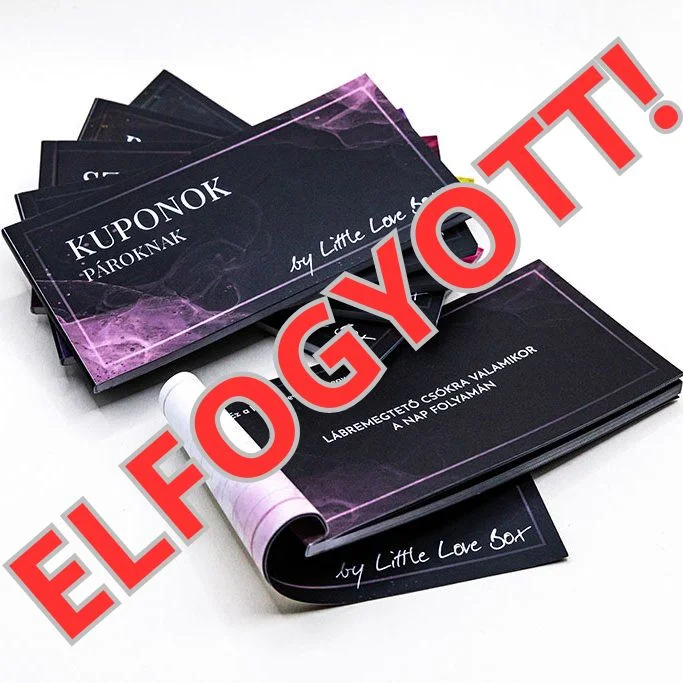 Kuponfüzet Pároknak Szerelmes Füzetke